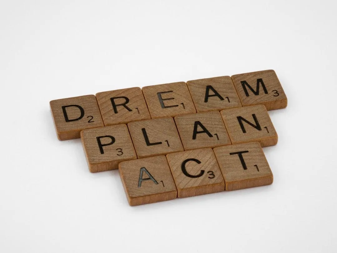 dream, plan, act