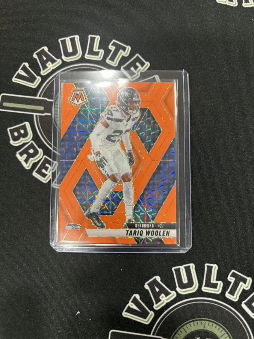 Tariq Woolen - Seahawks - Mosaic Orange Parallel