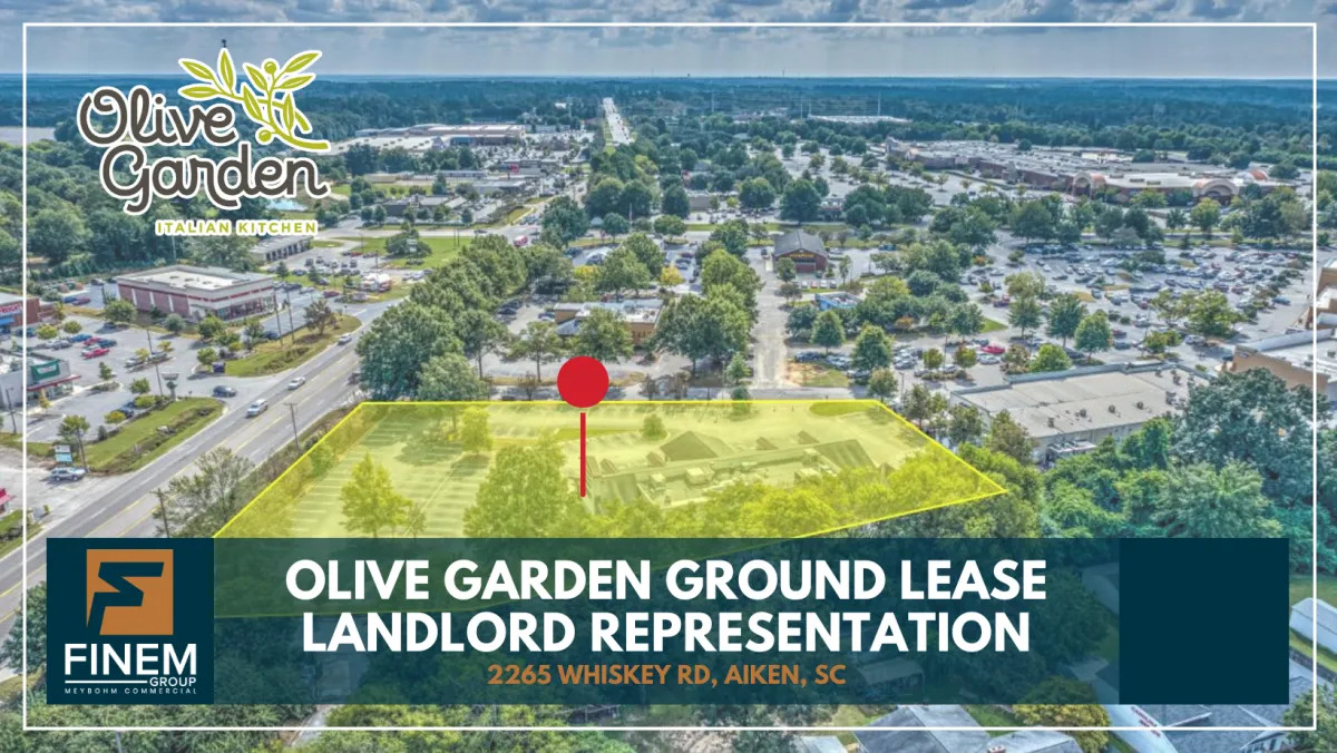 Transforming Vacancy into Value: The Olive Garden Ground Lease Success at 2265 Whiskey Rd, Aiken
