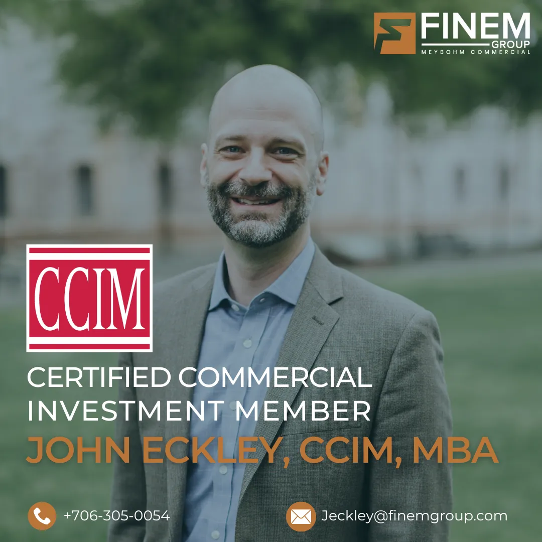 John Eckley of Meybohm Commercial Awarded the Prestigious CCIM Designation