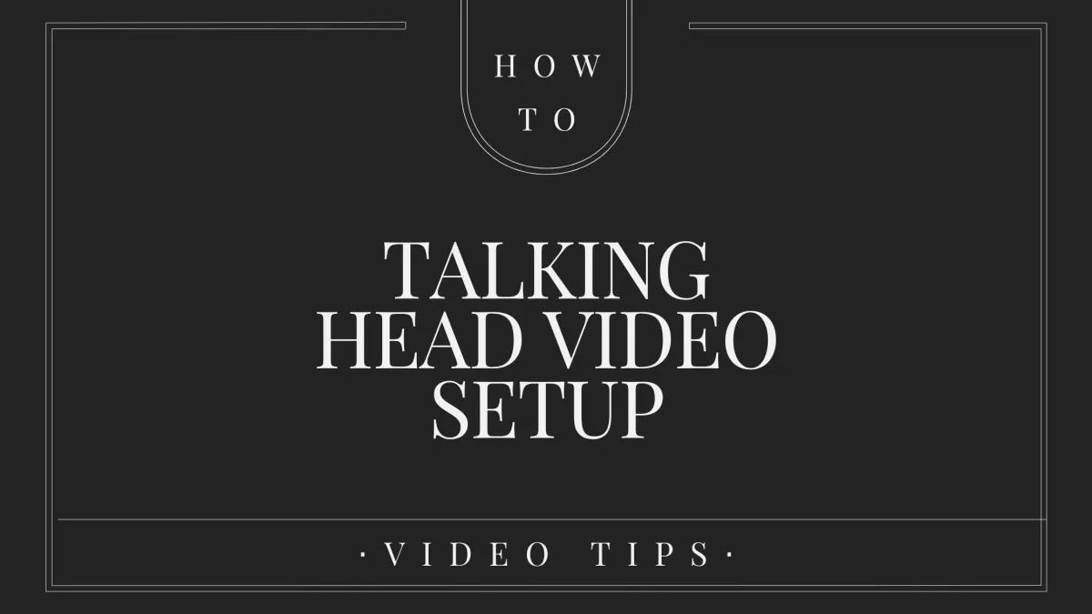 To make a compelling talking-head video, you need to keep the following things in mind:  Script, Video, Lighting, Framing.