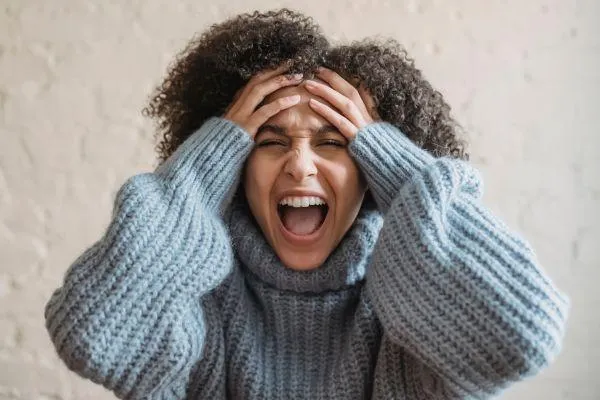 Picture of stressed parent