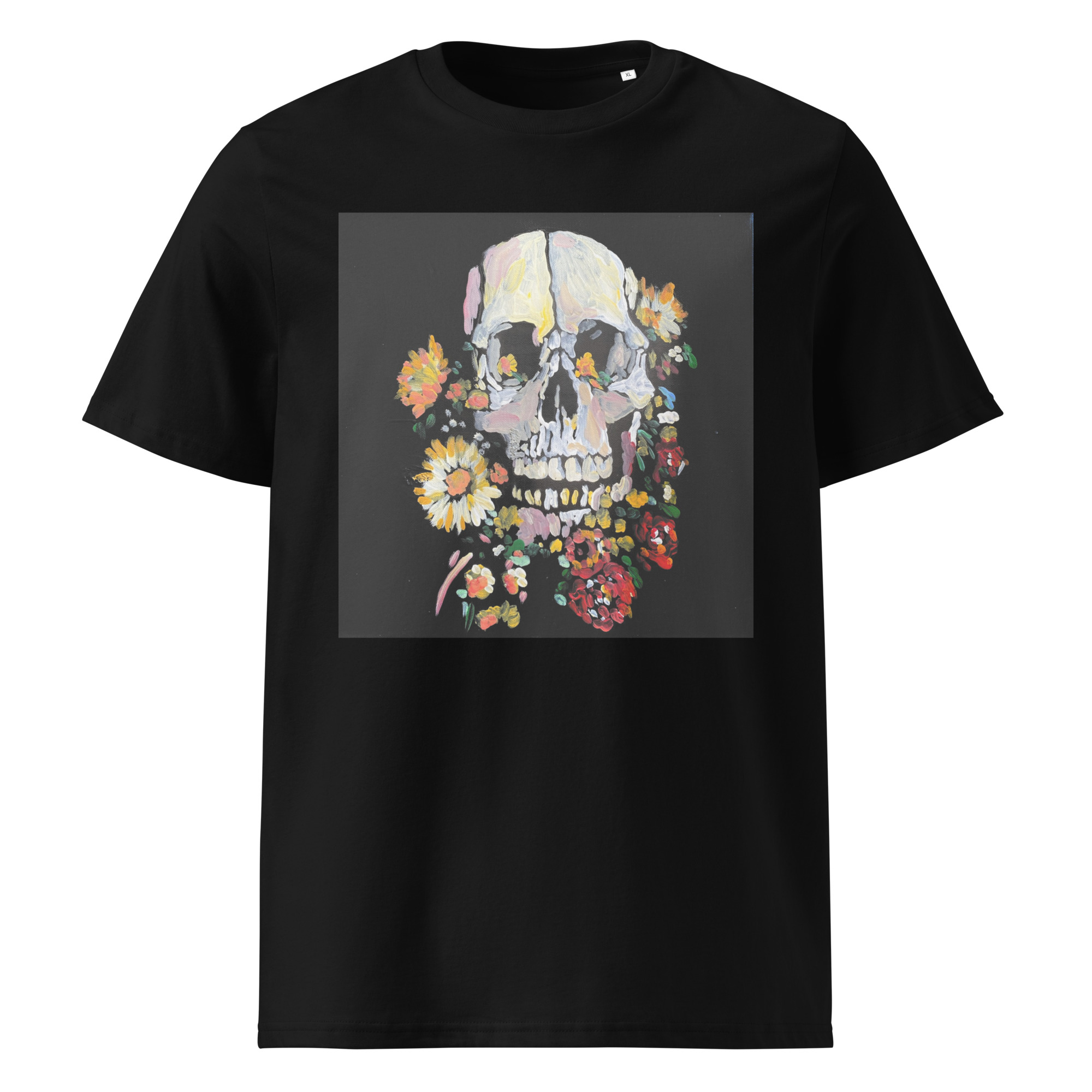 Flower Skull print on shirt