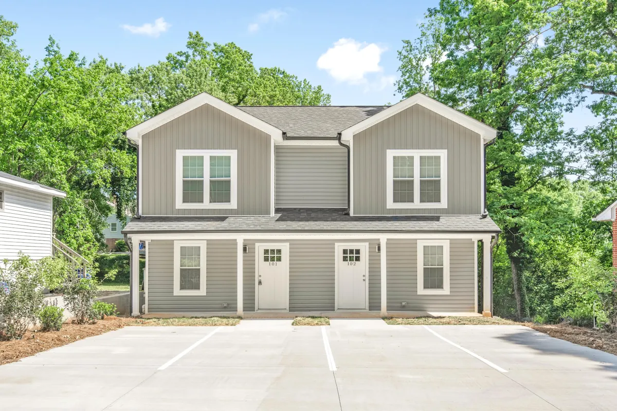 New duplex construction built by Neta Homes in Winston-Salem, NC