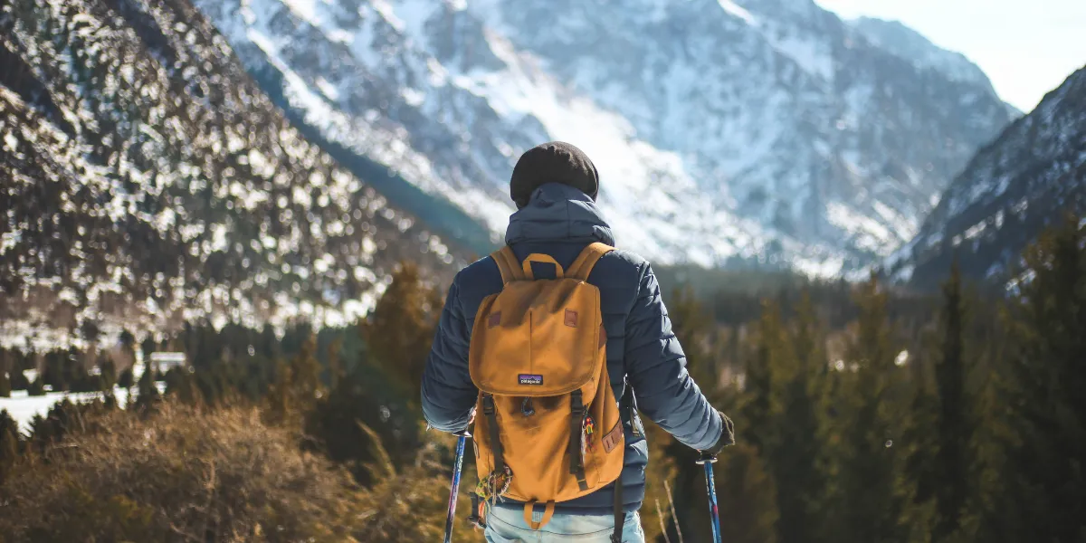 Adventure Seeker Hiking in Alberta