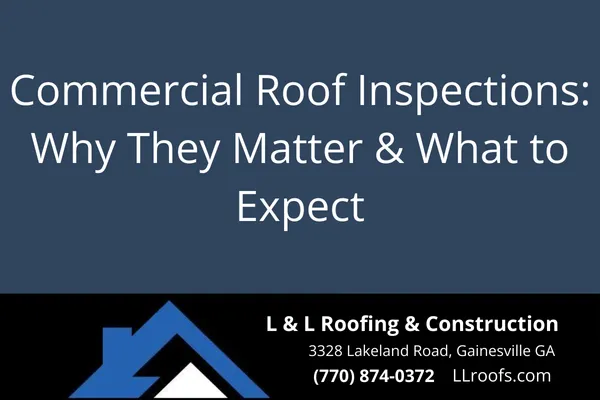 Learn why regular commercial roof inspections are essential in Gainesville, GA. Discover what professional roofers look for—and how it protects your business.