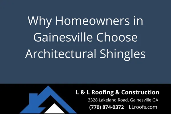 Discover the benefits of architectural shingles for residential roofing in Gainesville. Learn how they outperform 3-tab shingles in durability, appearance, and value.
