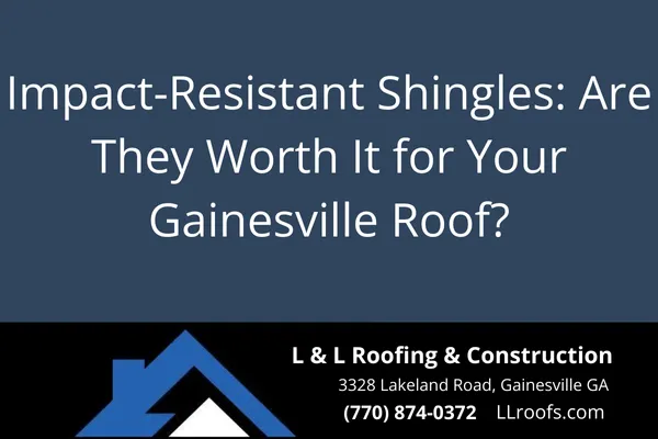 Learn how impact-resistant shingles can protect your Gainesville home from hail, wind, and storm damage. See how they work, what they cost, and if they’re right for your roof.