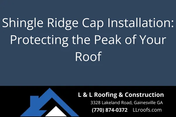 Learn the best practices for installing ridge cap shingles on your asphalt roof in Gainesville, GA. Avoid common mistakes and ensure long-lasting protection.
