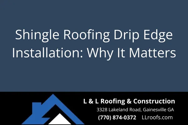 Learn why proper drip edge installation is essential for protecting your shingle roof from leaks, rot, and premature failure.