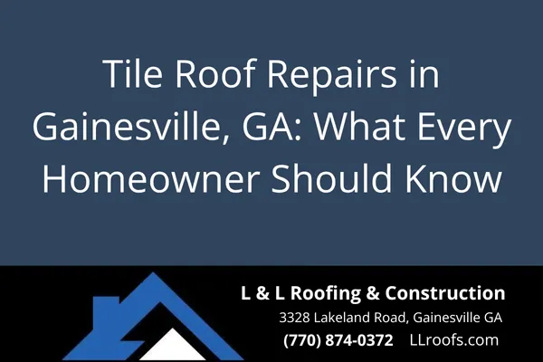 Discover expert insights on tile roofing and how to repair cracked, loose, or missing tiles. Serving Gainesville, Cumming, and nearby areas.