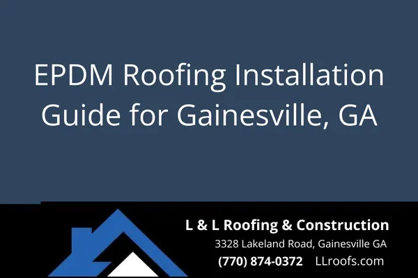 Learn how EPDM single-ply roofing is installed and why it's a top choice for flat or low-slope roofs in Gainesville, GA.