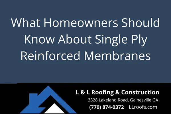 What Homeowners Should Know About Single Ply Reinforced Membranes