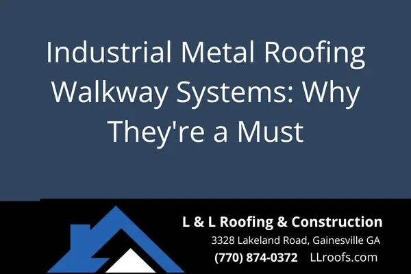Learn the value of industrial metal roofing walkway systems and how they protect your roof, workers, and investment.
