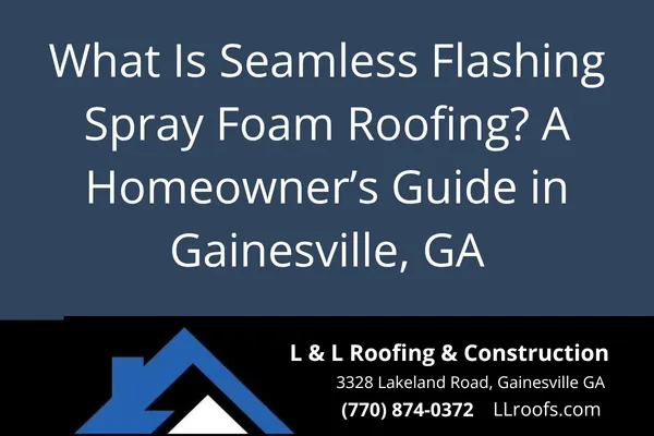 Discover how seamless spray foam roofing protects Gainesville homes with airtight waterproofing and long-term durability. Learn about its benefits and ideal use.