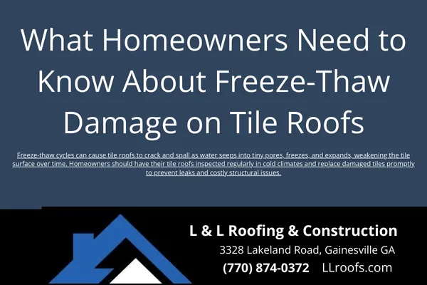 How Freeze-Thaw Cycles Impact Tile Roofs in Georgia Winters