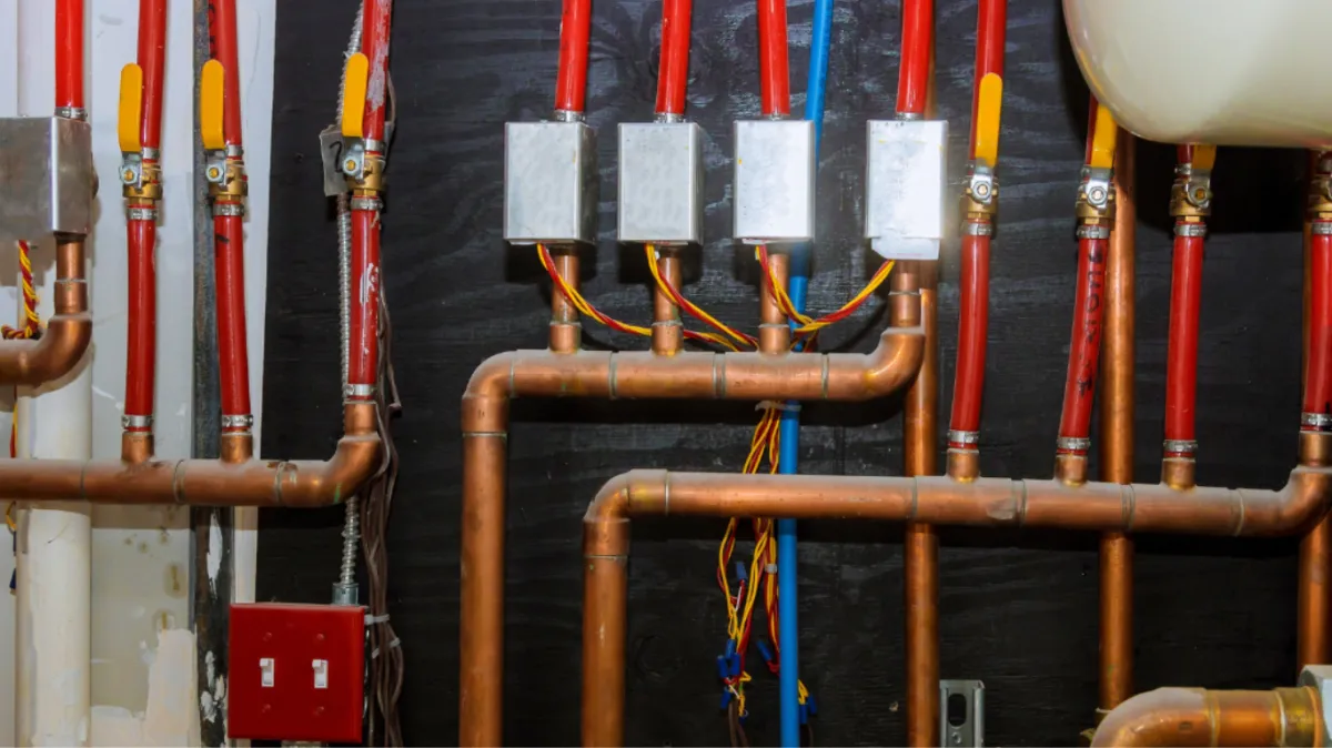 An image of gas pipe line