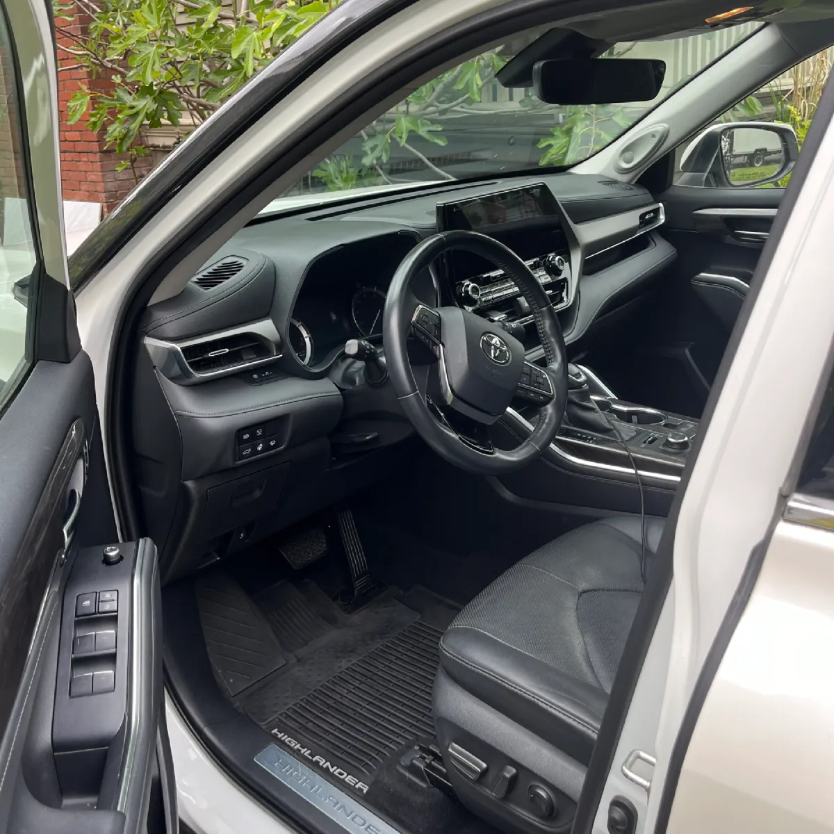 Detailed black interior with premium trim finish