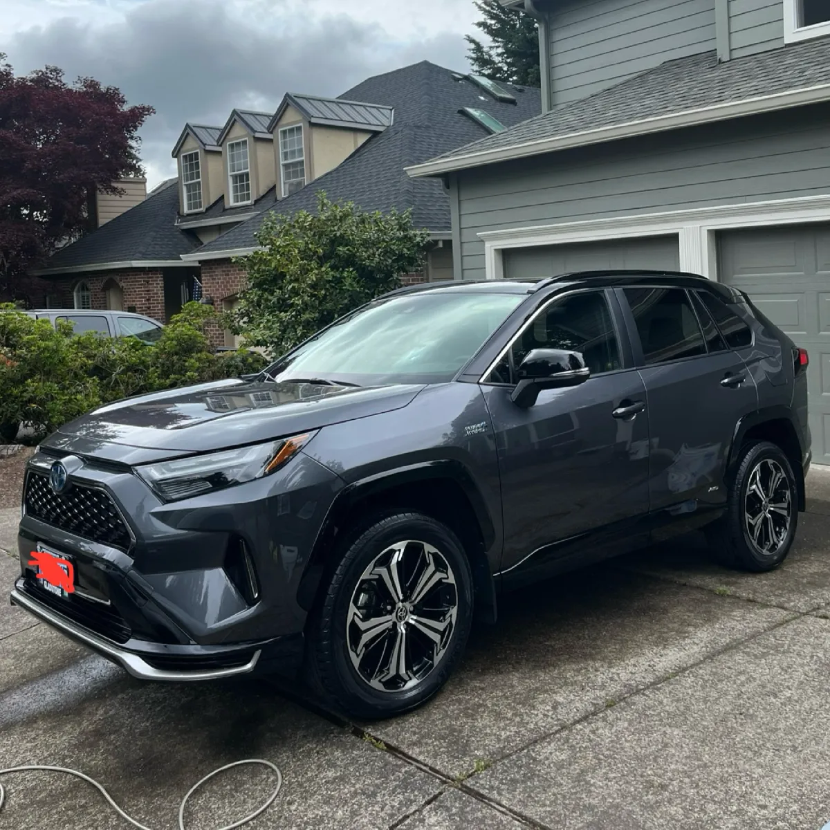 Black SUV after exterior and interior detail in Portland