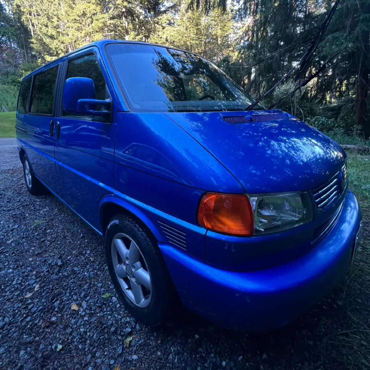 PDX Mobile detailing van at work in Portland