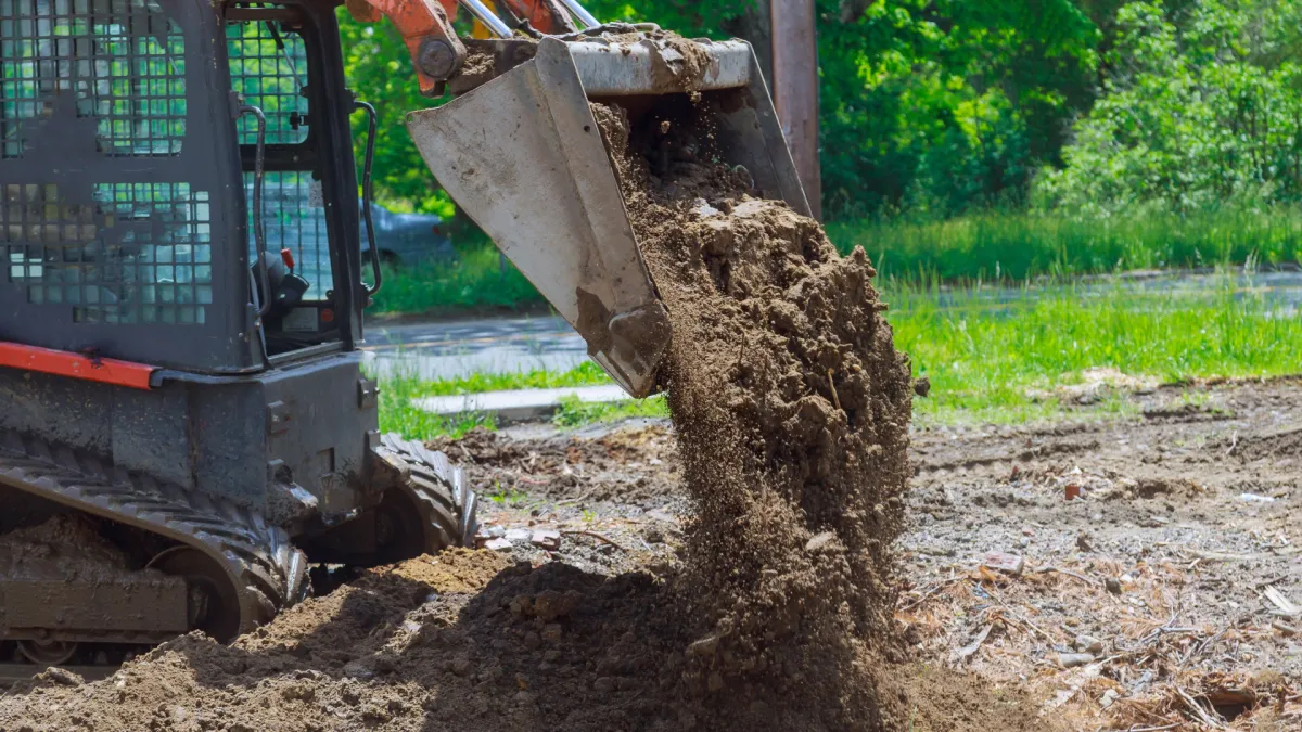 foundation digging near Thurston County, WA