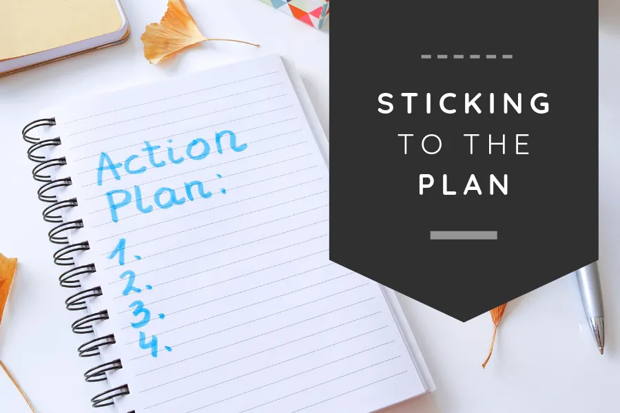 Sticking to the plan