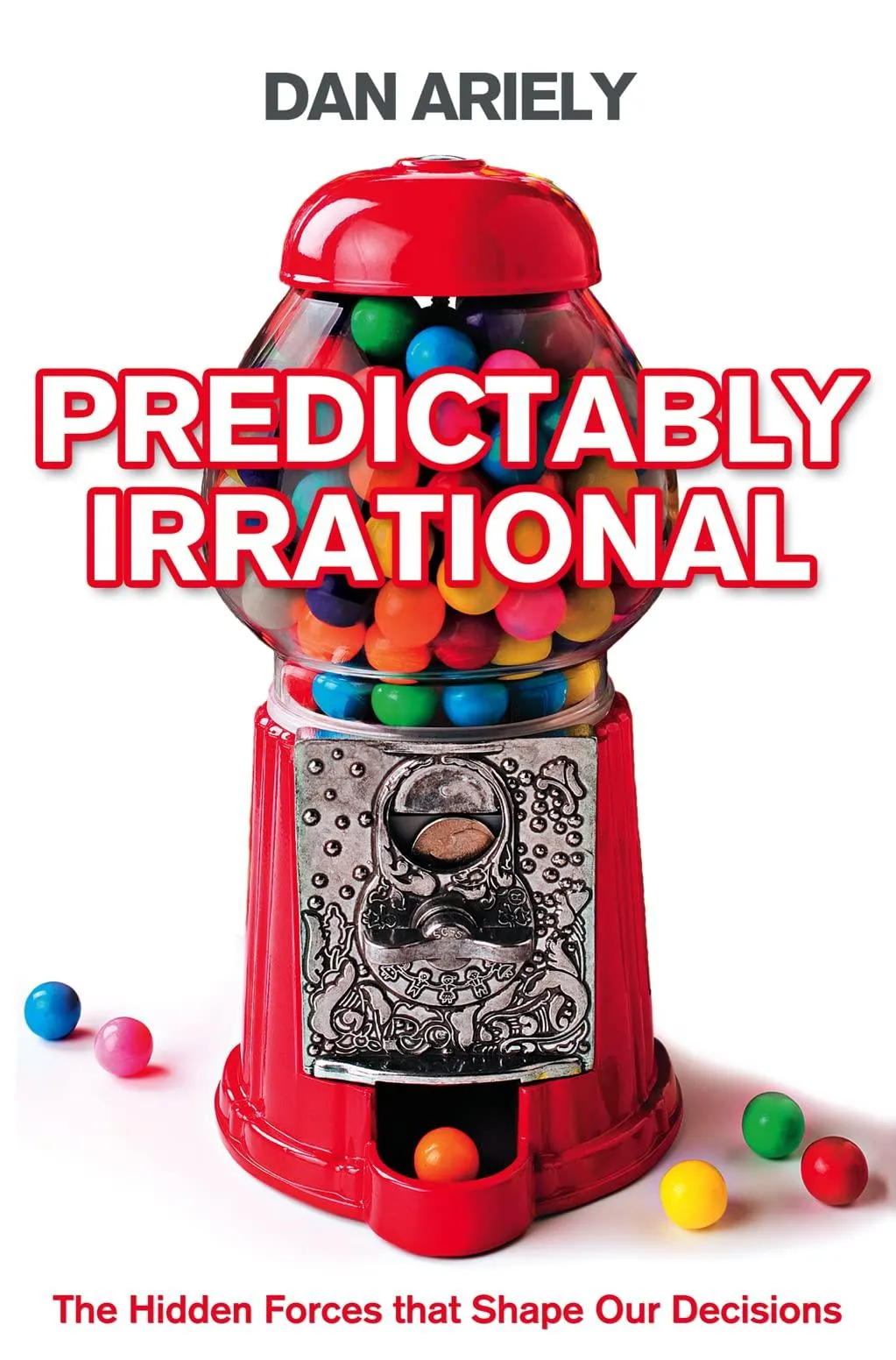 the cover of the book Predictably Irrational