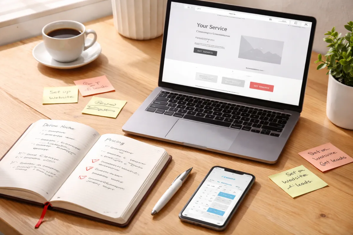 How to get your first 5 clients as a service business without guessing what to do first