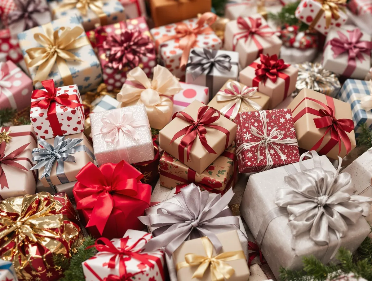 4 different wrapping styles from 4 different cultures. It also includes part of the title, "The Silent Language".