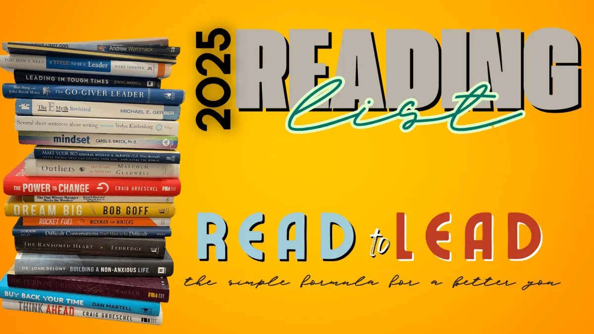 Read to Lead: My Updated Reading List for 2025