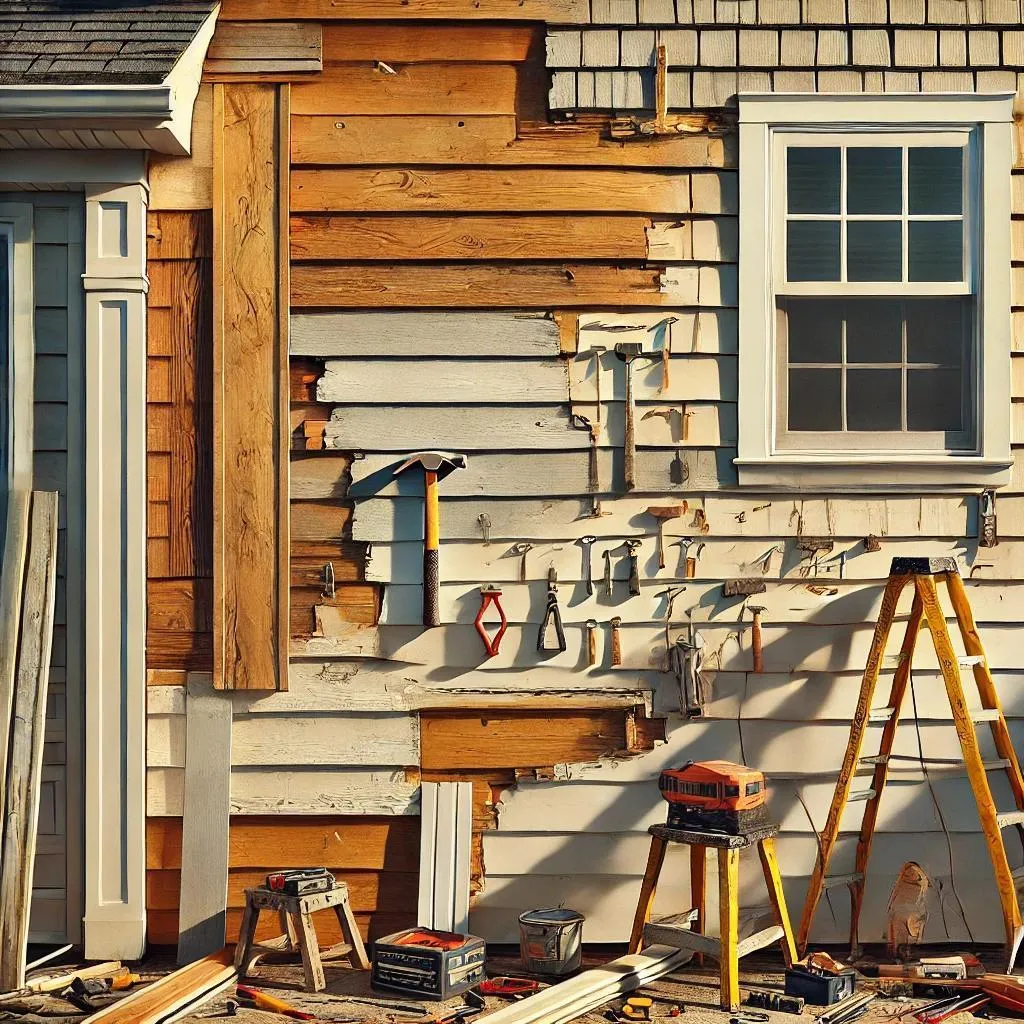 Siding repair in Huntersville, North Carolina