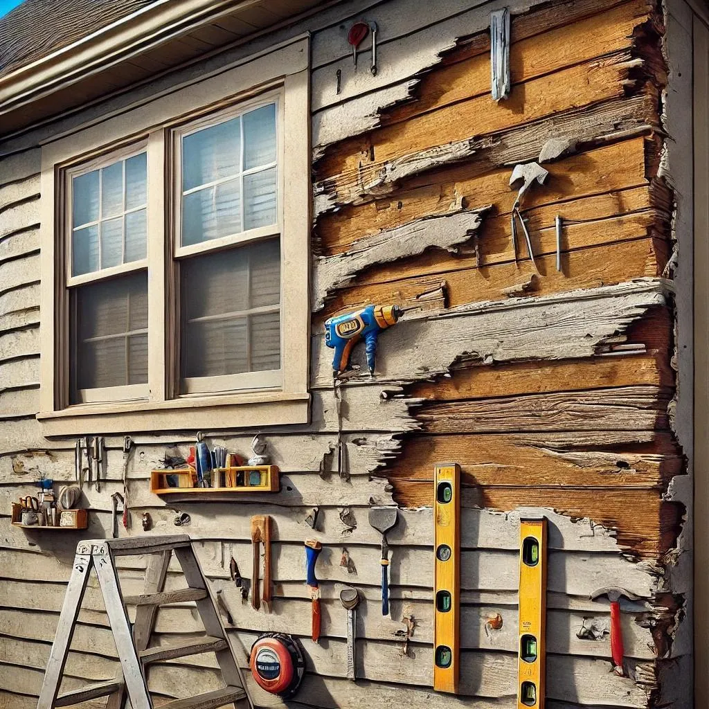 Siding repair in Gastonia, North Carolina