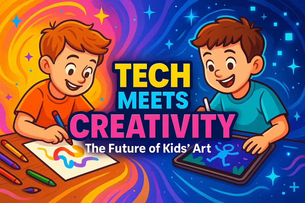Tech Meets Crayons