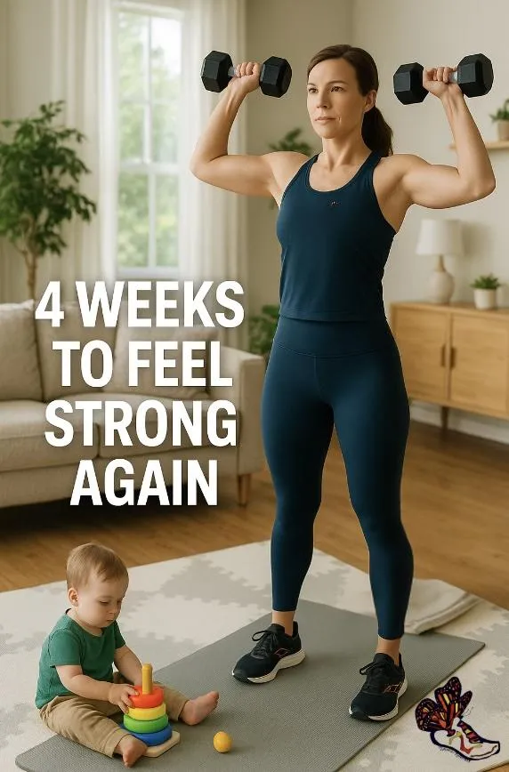 From Couch to Confident: A Mama-Friendly 4-Week Strength Plan to Build Back Your Power