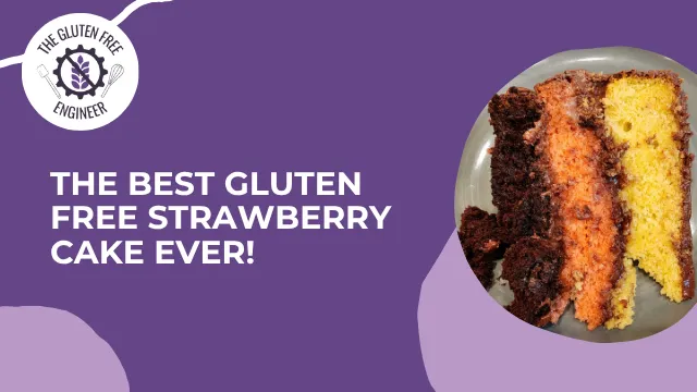 The Best Gluten Free Strawberry Cake