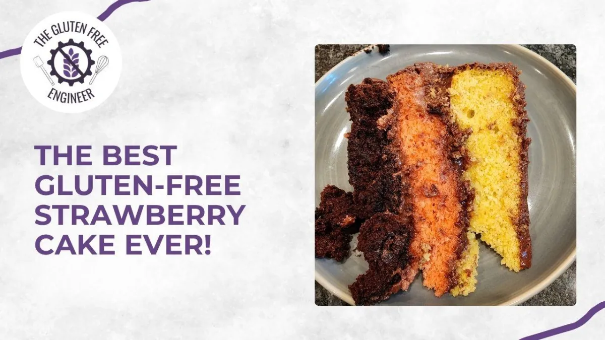 The Best Gluten Free Strawberry Cake