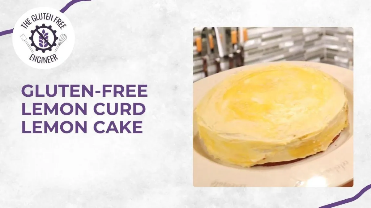 Gluten Free Lemon Curd Lemon Cake