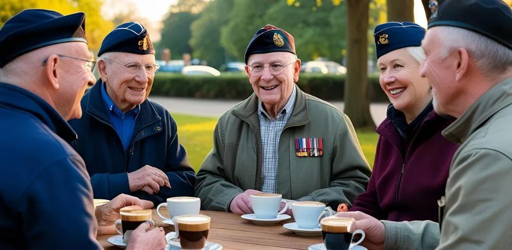 Veterans supporting each other