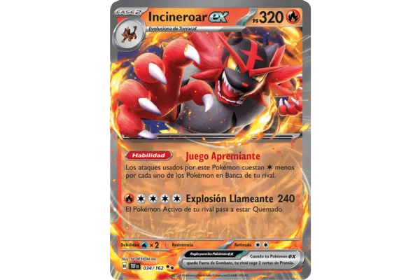 Incineroar ex 