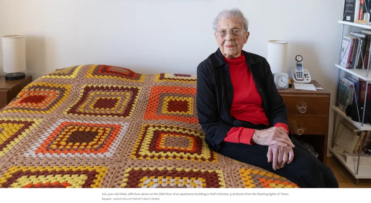 A Centenarian Thrives Living Alone, Active and Engaged