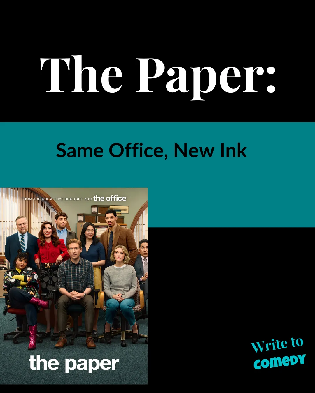The Paper: Same Office, New Ink