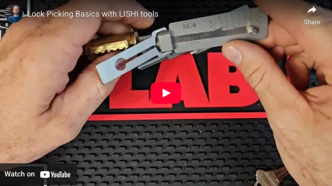 Lock Picking Basics with LISHI Tools