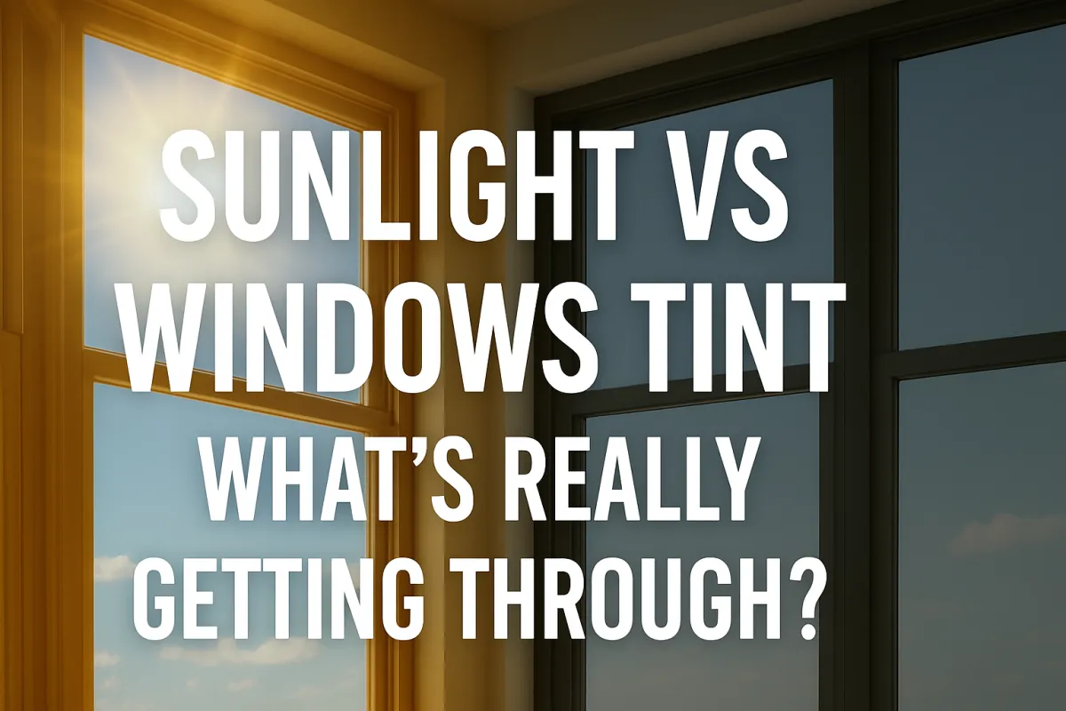 Sunlight Vs Window Tint: What’s Really Getting Through?