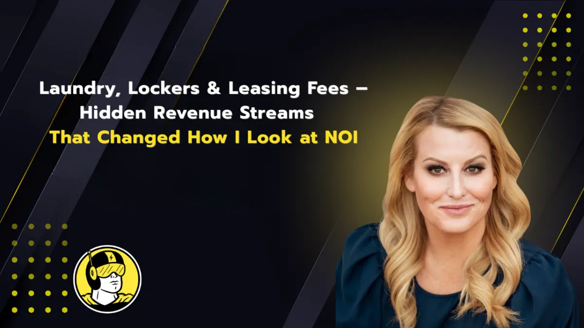 Apartment laundry room and secure package lockers symbolizing hidden multifamily revenue streams that boost NOI.