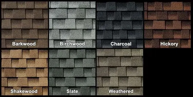 GAF colors