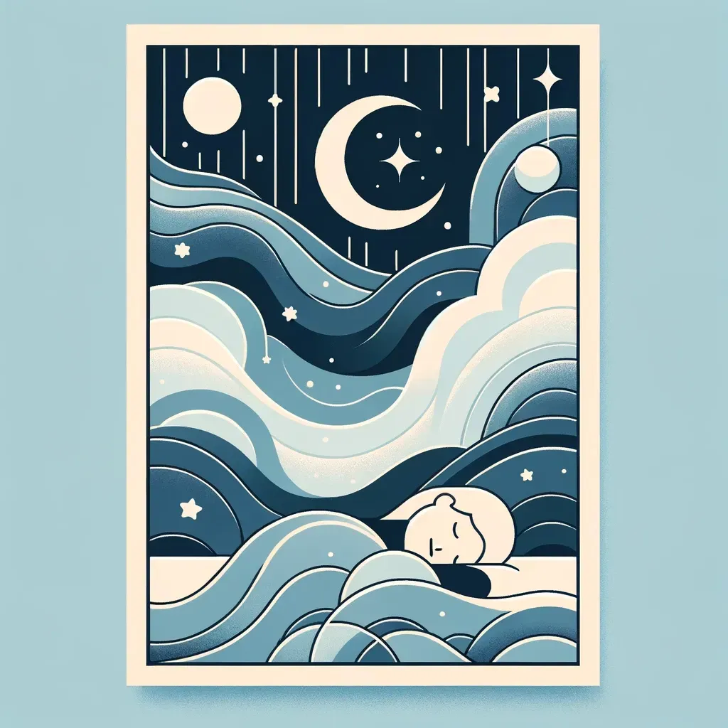 A calming night in a soft color tone