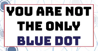 blue dot