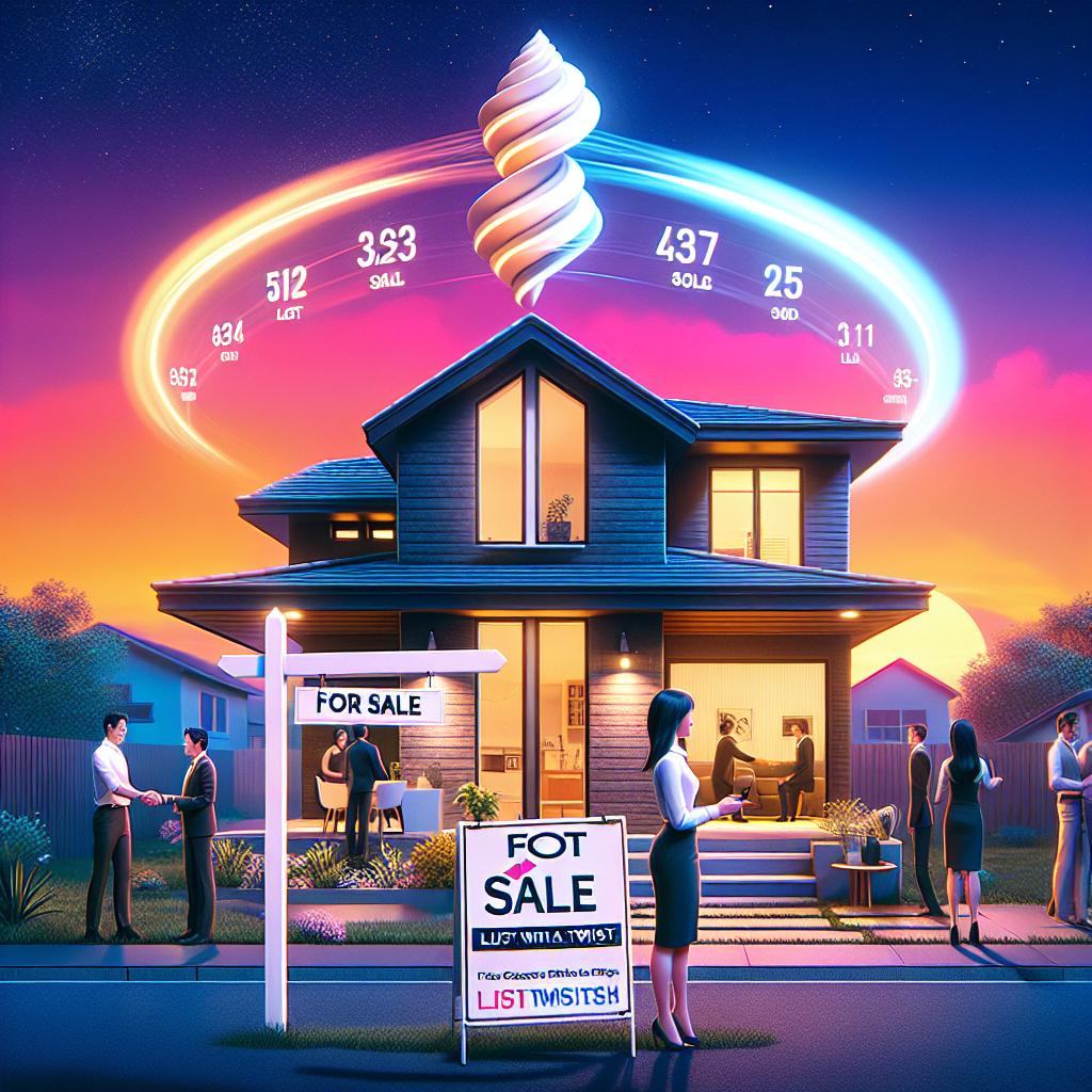 futuristic front of home with lots of colors