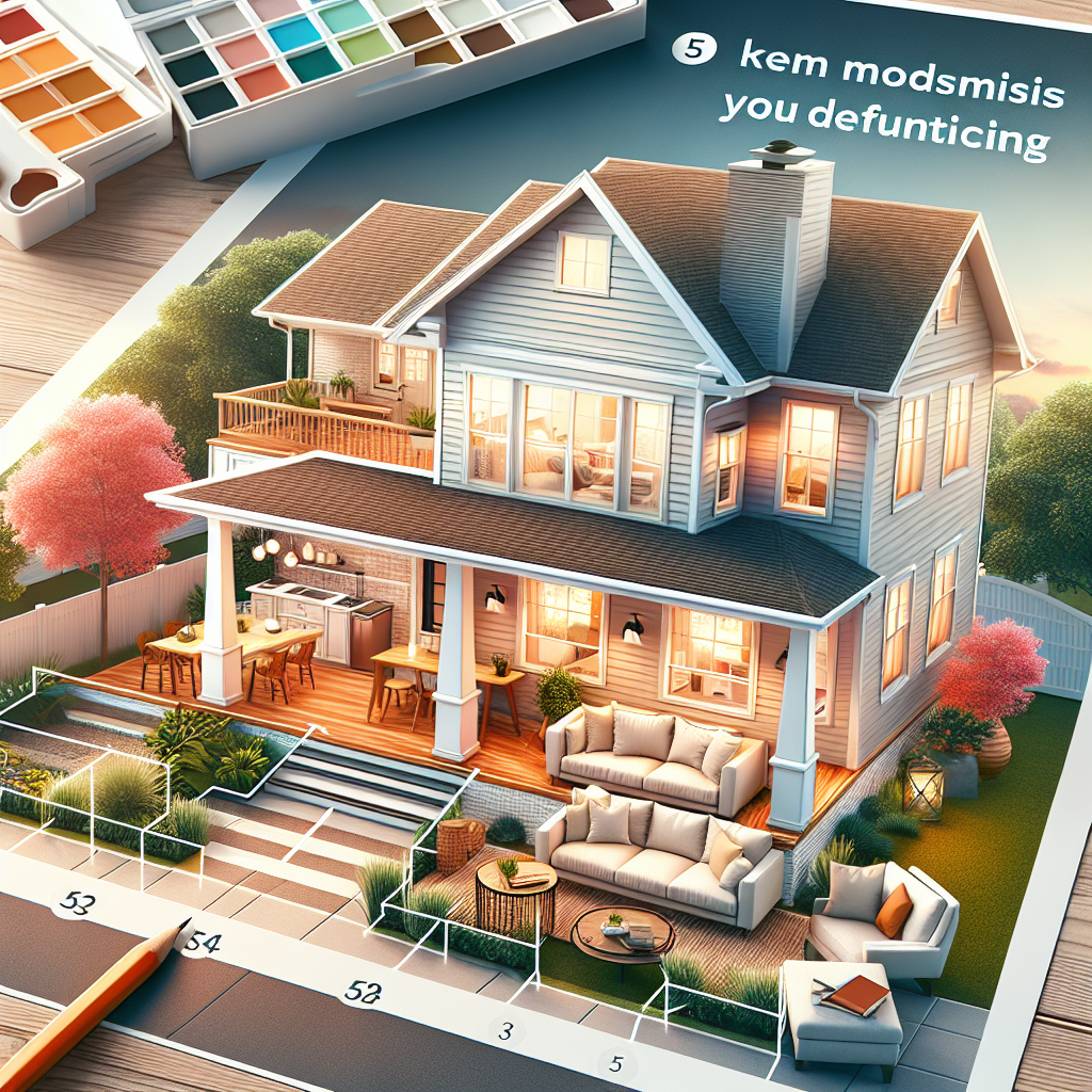 house as a canvas and furniture inside and out