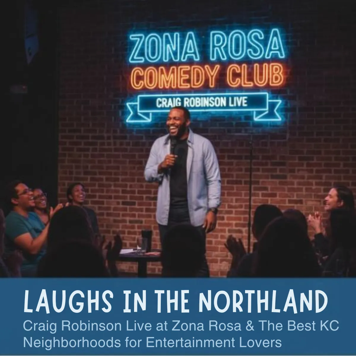 Craig Robinson at Zona Rosa: Best Kansas City Neighborhoods & Things to Do